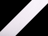 Baumwoll-Gurtband 30 mm- unifarben - weiss