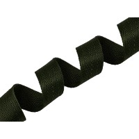 Gurtband - PP - 25 mm - dunkelgrün - V-Muster