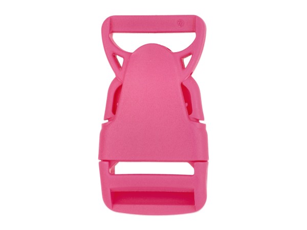 Kunststoffschnalle - Steckverschluss - 30mm - pink