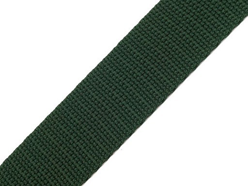 Gurtband - PP - 25 mm - dunkelgrün