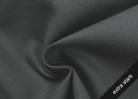Canvas - Stoff unifarben 100% Baumwolle - extra stark - grau