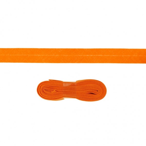 3 Meter Einfassband Baumwolle uni - 20mm - orange