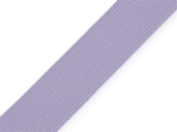 Baumwoll-Gurtband 30 mm- unifarben - flieder