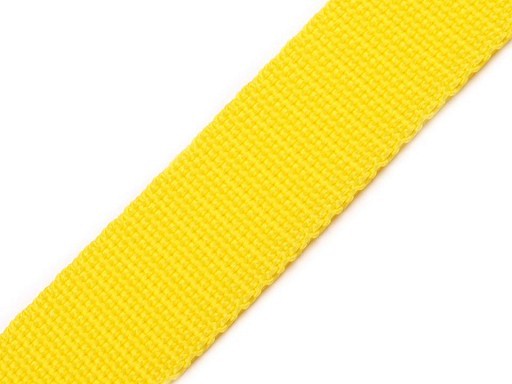 Gurtband - PP - 25 mm - gelb