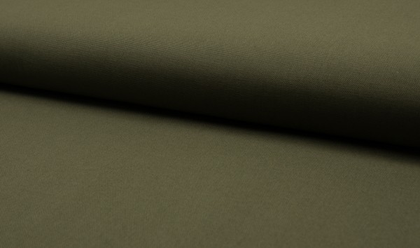 Canvas - Stoff unifarben 100% Baumwolle - Farbe: khaki