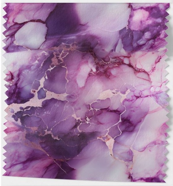 Wasserdichter Canvas - "Colorful Marble" lila - Eigenproduktion