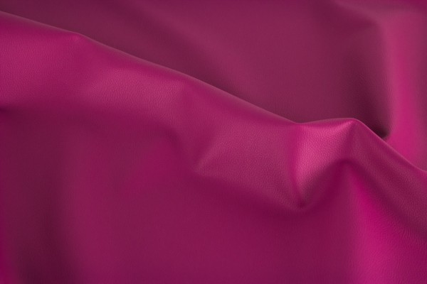 Kunstleder REX - uni pink -0,5 Meter