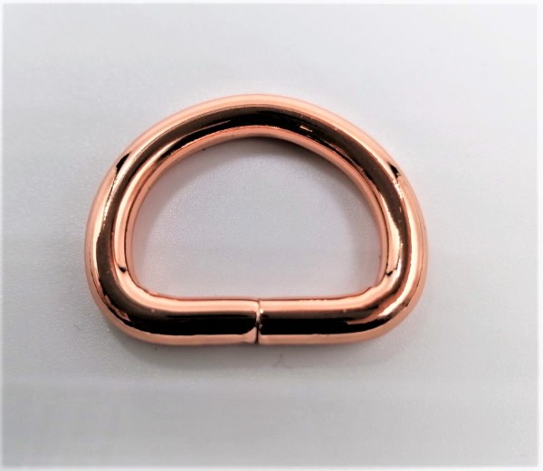 D-Ring rosé-gold - 25 mm