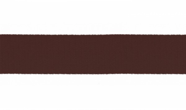 Baumwoll-Gurtband Soft - 40mm - unifarben - dunkelbraun - SOFT
